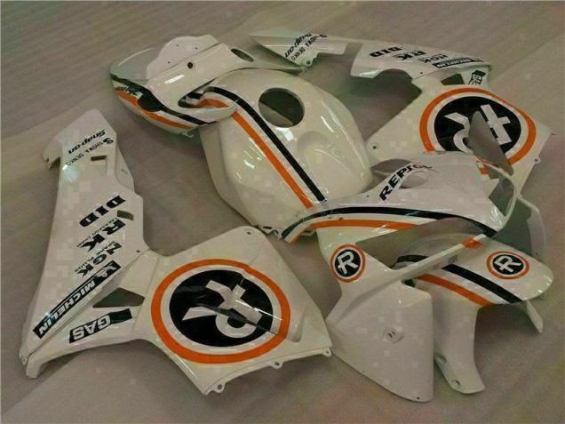 White Repsol 2005-2006 Honda CBR600RR Motorcycle Fairings White Repsol 2005-2006 Honda CBR600RR Motorcycle Fairings