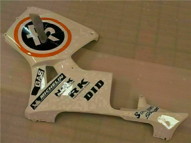 White Repsol 2005-2006 Honda CBR600RR Motorcycle Fairings White Repsol 2005-2006 Honda CBR600RR Motorcycle Fairings
