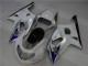 White Silver 2001-2003 Suzuki GSXR 600/750 Motorcycle Fairings White Silver 2001-2003 Suzuki GSXR 600/750 Motorcycle Fairings