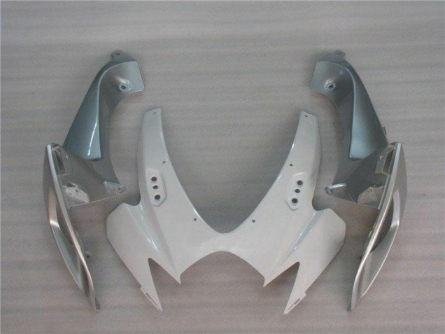 White Silver 2006-2007 Suzuki GSXR 600/750 Full Motorcycle Fairing Kits White Silver 2006-2007 Suzuki GSXR 600/750 Full Motorcycle Fairing Kits
