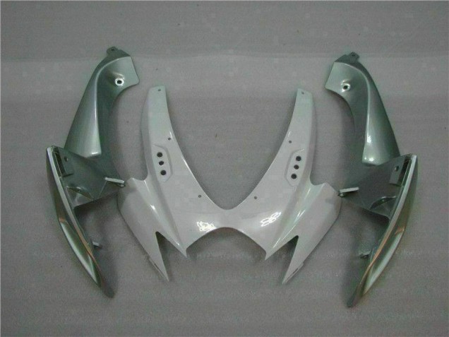 White Silver 2006-2007 Suzuki GSXR 600/750 Motorcycle Bodywork White Silver 2006-2007 Suzuki GSXR 600/750 Motorcycle Bodywork
