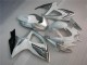 White Silver 2006-2007 Suzuki GSXR 600/750 Motorcycle Fairing White Silver 2006-2007 Suzuki GSXR 600/750 Motorcycle Fairing