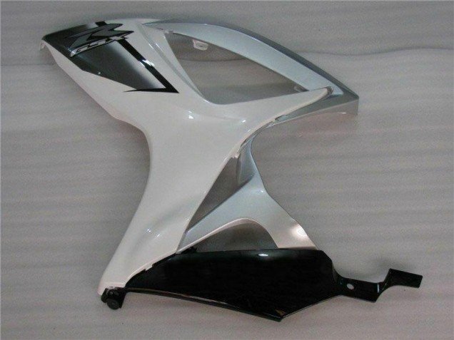 White Silver 2006-2007 Suzuki GSXR 600/750 Motorcycle Fairing White Silver 2006-2007 Suzuki GSXR 600/750 Motorcycle Fairing