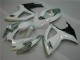 White Silver 2006-2007 Suzuki GSXR 600/750 Motorcycle Fairings White Silver 2006-2007 Suzuki GSXR 600/750 Motorcycle Fairings