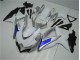 White Silver Blue 2008-2010 Suzuki GSXR 600/750 Motorcycle Fairings White Silver Blue 2008-2010 Suzuki GSXR 600/750 Motorcycle Fairings