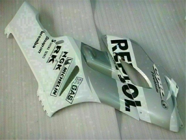 White Silver Repsol 2004-2005 Honda CBR1000RR Motorcycle Fairings White Silver Repsol 2004-2005 Honda CBR1000RR Motorcycle Fairings