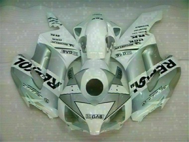 White Silver Repsol 2004-2005 Honda CBR1000RR Motorcycle Fairings