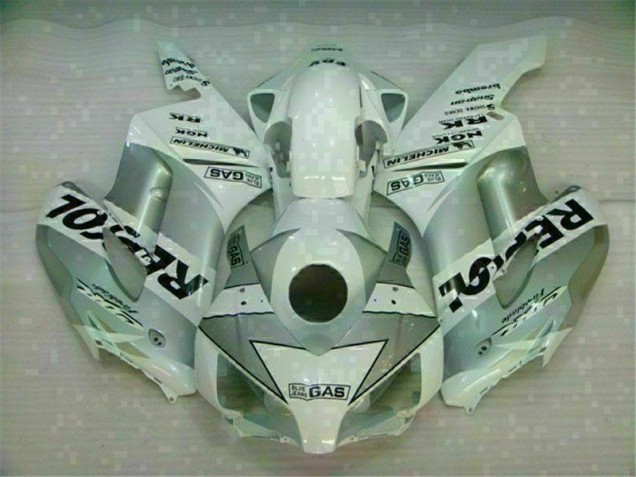 White Silver Repsol 2004-2005 Honda CBR1000RR Motorcycle Fairings White Silver Repsol 2004-2005 Honda CBR1000RR Motorcycle Fairings