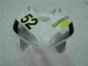 White Yellow Green 52 2005-2006 Honda CBR600RR Motorcycle Fairings White Yellow Green 52 2005-2006 Honda CBR600RR Motorcycle Fairings