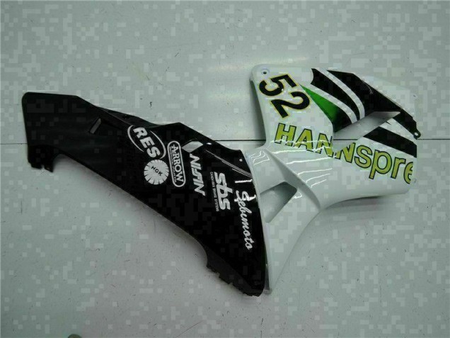 White Yellow Green 52 2005-2006 Honda CBR600RR Motorcycle Fairings White Yellow Green 52 2005-2006 Honda CBR600RR Motorcycle Fairings