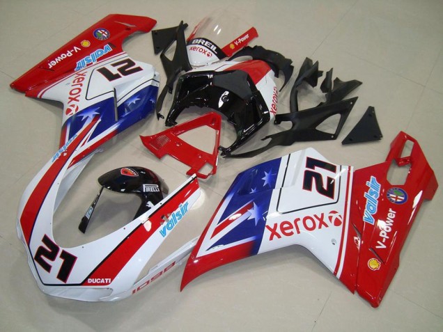 Xerox 21 2007-2014 Ducati 848 1098 1198 Motorcycle Fairings Xerox 21 2007-2014 Ducati 848 1098 1198 Motorcycle Fairings