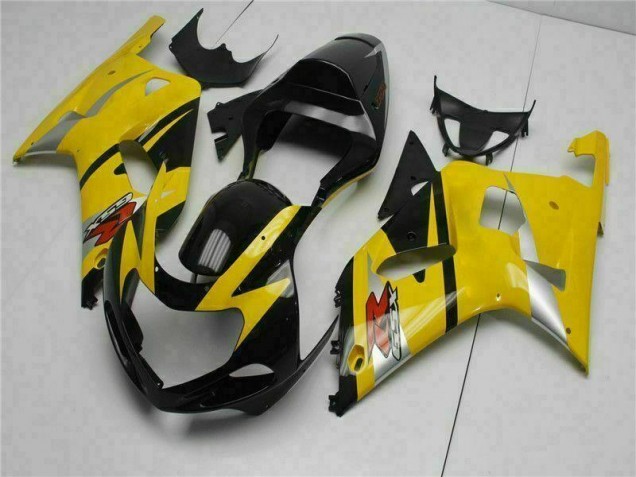 Yellow 2001-2003 Suzuki GSXR 600/750 Motorcycle Fairings Yellow 2001-2003 Suzuki GSXR 600/750 Motorcycle Fairings