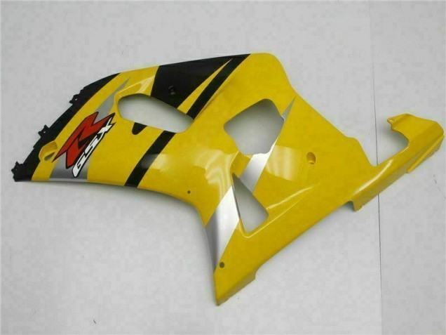 Yellow 2001-2003 Suzuki GSXR 600/750 Motorcycle Fairings Yellow 2001-2003 Suzuki GSXR 600/750 Motorcycle Fairings