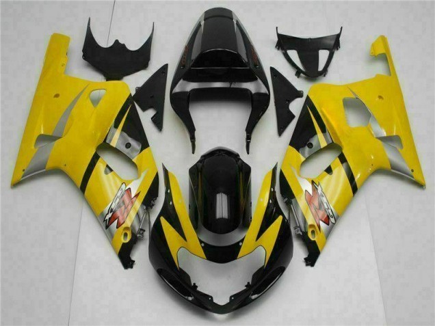 Yellow 2001-2003 Suzuki GSXR 600/750 Motorcycle Fairings Yellow 2001-2003 Suzuki GSXR 600/750 Motorcycle Fairings