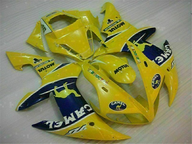 Yellow 2002-2003 Yamaha YZF R1 Motorcycle Fairings Yellow 2002-2003 Yamaha YZF R1 Motorcycle Fairings