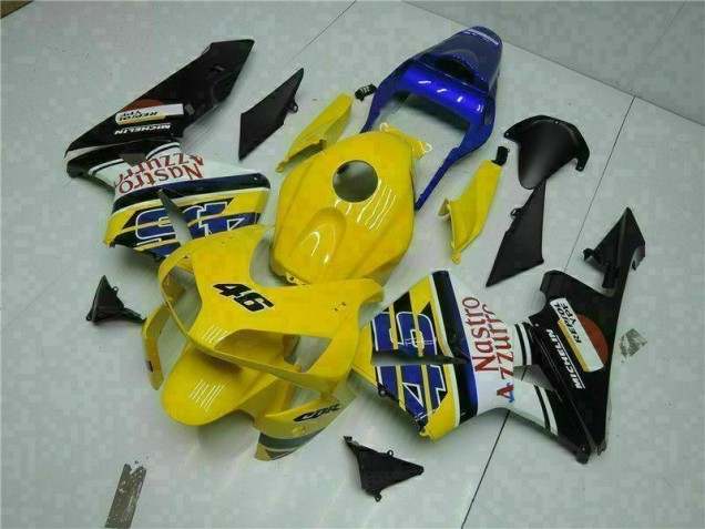 Yellow 2003-2004 Honda CBR600RR Motorcycle Fairings Yellow 2003-2004 Honda CBR600RR Motorcycle Fairings