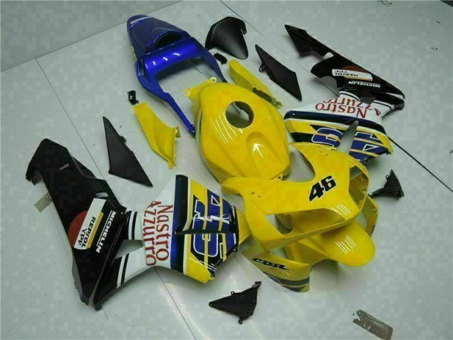 Yellow 2003-2004 Honda CBR600RR Motorcycle Fairings Yellow 2003-2004 Honda CBR600RR Motorcycle Fairings