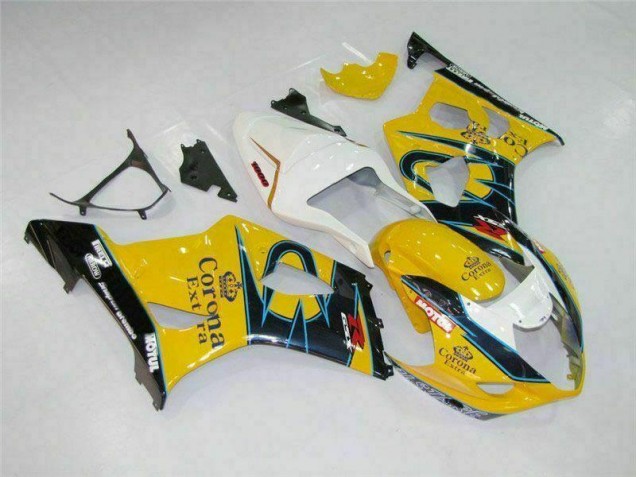 Yellow 2003-2004 Suzuki GSXR 1000 Motorcycle Fairings Yellow 2003-2004 Suzuki GSXR 1000 Motorcycle Fairings