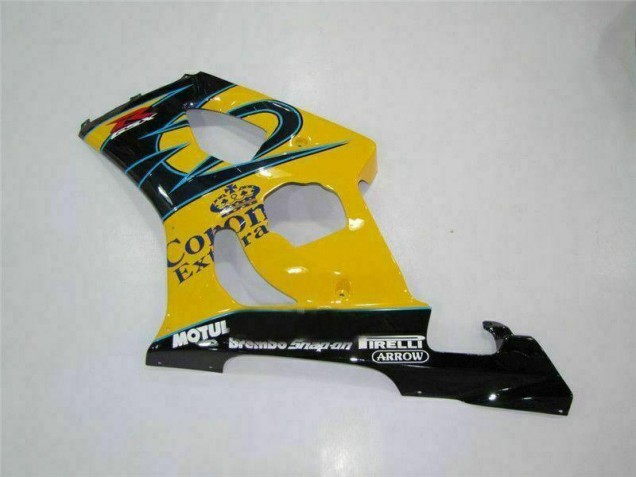 Yellow 2003-2004 Suzuki GSXR 1000 Motorcycle Fairings Yellow 2003-2004 Suzuki GSXR 1000 Motorcycle Fairings