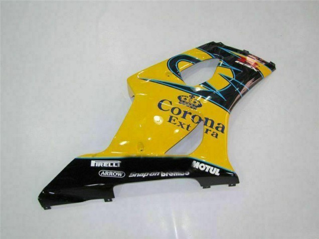 Yellow 2003-2004 Suzuki GSXR 1000 Motorcycle Fairings Yellow 2003-2004 Suzuki GSXR 1000 Motorcycle Fairings