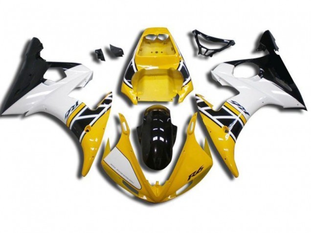 Yellow 2003-2005 Yamaha YZF R6 Motorcycle Fairings Yellow 2003-2005 Yamaha YZF R6 Motorcycle Fairings