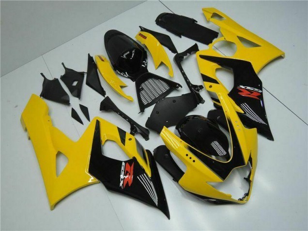 Yellow 2005-2006 Suzuki GSXR 1000 Motorcycle Fairings Yellow 2005-2006 Suzuki GSXR 1000 Motorcycle Fairings