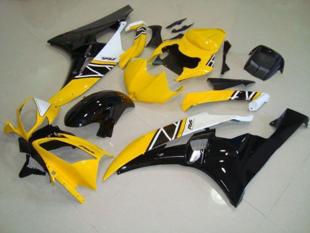 Yellow 2006-2007 Yamaha YZF R6 Full Motorcycle Fairing Kits Yellow 2006-2007 Yamaha YZF R6 Full Motorcycle Fairing Kits