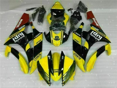 Yellow 2006-2007 Yamaha YZF R6 Motorcycle Fairings