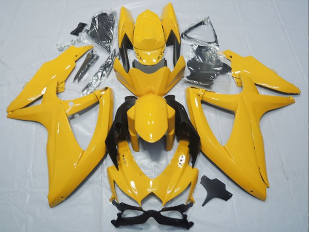Yellow 2008-2010 Suzuki GSXR 750 Motorcycle Fairings Yellow 2008-2010 Suzuki GSXR 750 Motorcycle Fairings