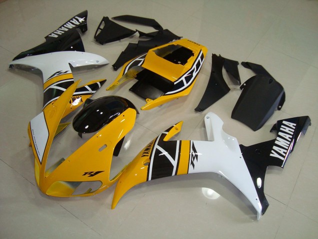 Yellow Anniversary 2002-2003 Yamaha YZF R1 Motorcycle Fairings Yellow Anniversary 2002-2003 Yamaha YZF R1 Motorcycle Fairings