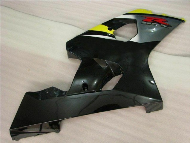 Yellow Black 2004-2005 Suzuki GSXR 600/750 Motorcycle Fairing Yellow Black 2004-2005 Suzuki GSXR 600/750 Motorcycle Fairing