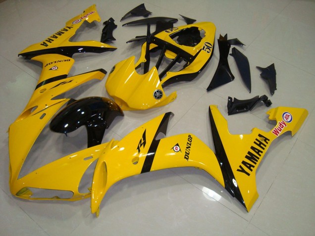 Yellow Black 2004-2006 Yamaha YZF R1 Motorcycle Fairings Yellow Black 2004-2006 Yamaha YZF R1 Motorcycle Fairings