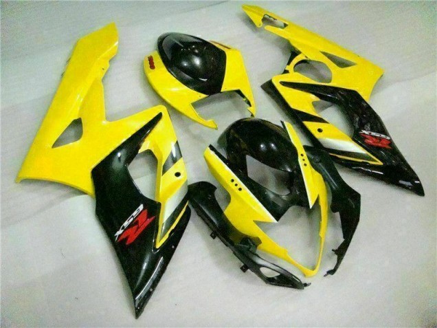Yellow Black 2005-2006 Suzuki GSXR 1000 Motorcycle Fairings Yellow Black 2005-2006 Suzuki GSXR 1000 Motorcycle Fairings