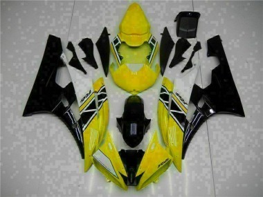 Yellow Black 2006-2007 Yamaha YZF R6 Motorcycle Bodywork
