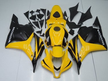 Yellow Black 2009-2012 Honda CBR600RR Motorcycle Fairings