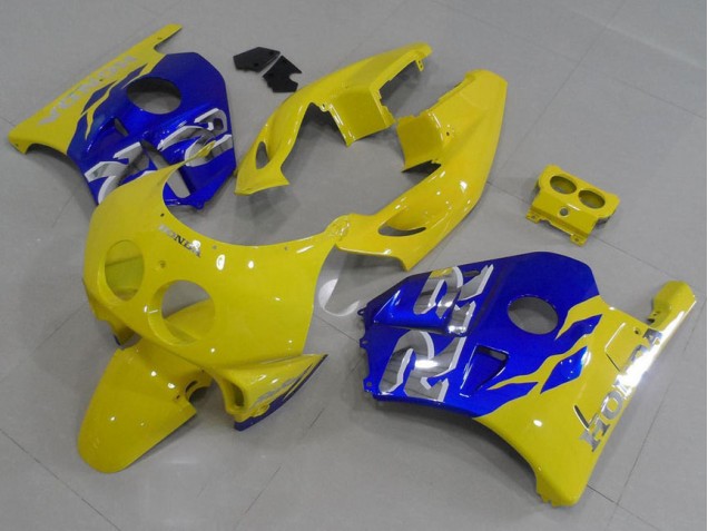 Yellow Blue 1991-1998 Honda CBR250RR MC22 Motorcycle Fairings Yellow Blue 1991-1998 Honda CBR250RR MC22 Motorcycle Fairings