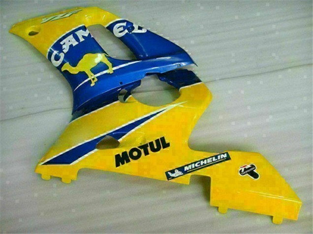 Yellow Blue 1998-2002 Yamaha YZF R6 Motorcycle Bodywork Yellow Blue 1998-2002 Yamaha YZF R6 Motorcycle Bodywork