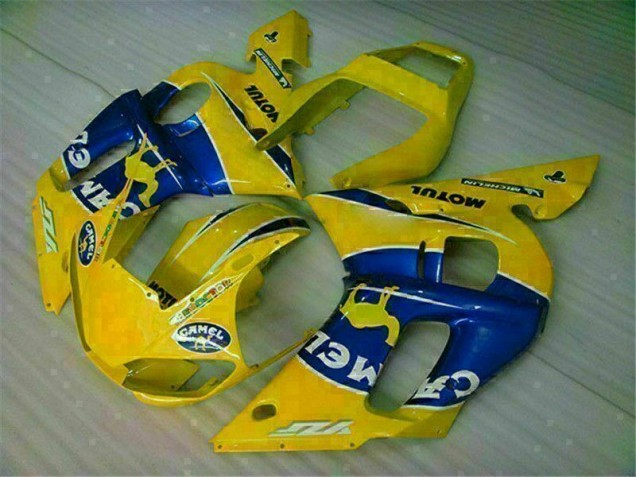 Yellow Blue 1998-2002 Yamaha YZF R6 Motorcycle Bodywork Yellow Blue 1998-2002 Yamaha YZF R6 Motorcycle Bodywork