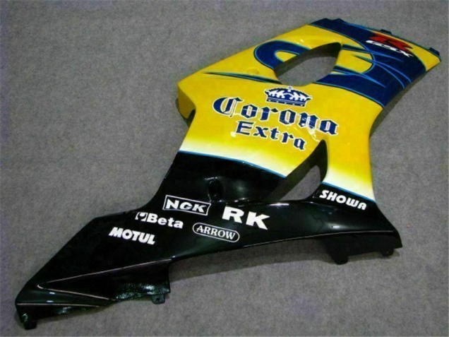 Yellow Blue 2003-2004 Suzuki GSXR 1000 Motorcycle Fairings Yellow Blue 2003-2004 Suzuki GSXR 1000 Motorcycle Fairings