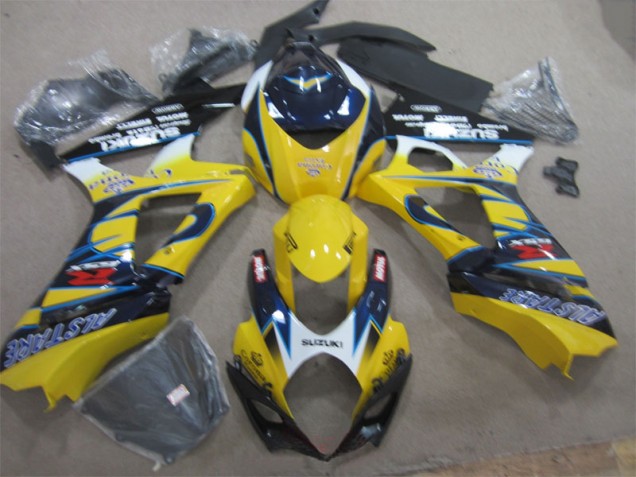 Yellow Blue 2007-2008 Suzuki GSXR 1000 Motorcycle Fairings Yellow Blue 2007-2008 Suzuki GSXR 1000 Motorcycle Fairings