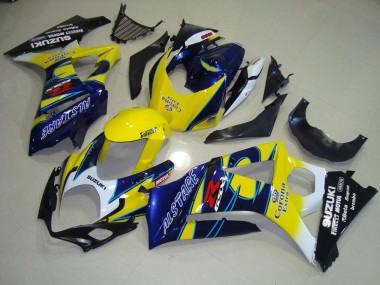 Yellow Corona 2007-2008 Suzuki GSXR 1000 Motorcycle Fairings
