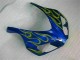 Yellow Flame Blue 2006-2007 Honda CBR1000RR Motorcycle Fairings Yellow Flame Blue 2006-2007 Honda CBR1000RR Motorcycle Fairings