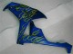 Yellow Flame Blue 2006-2007 Honda CBR1000RR Motorcycle Fairings Yellow Flame Blue 2006-2007 Honda CBR1000RR Motorcycle Fairings