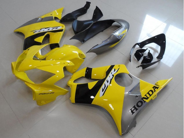 Yellow Grey 2004-2007 Honda CBR600 F4i Motorcycle Fairing Yellow Grey 2004-2007 Honda CBR600 F4i Motorcycle Fairing