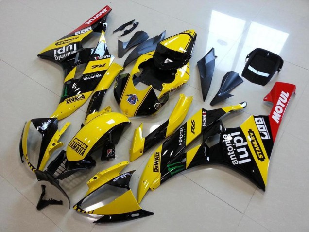 Yellow Monster Lupi 2006-2007 Yamaha YZF R6 Motorcycle Fairings Yellow Monster Lupi 2006-2007 Yamaha YZF R6 Motorcycle Fairings