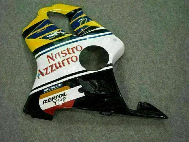 Yellow White 2001-2003 Honda CBR600 F4i Motorcycle Fairings Yellow White 2001-2003 Honda CBR600 F4i Motorcycle Fairings