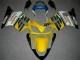 Yellow White 2001-2003 Honda CBR600 F4i Motorcycle Fairings Yellow White 2001-2003 Honda CBR600 F4i Motorcycle Fairings
