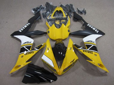 Yellow White Black 2004-2006 Yamaha YZF R1 Motorcycle Fairings