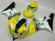 Yellow White Black 2006-2007 Yamaha YZF R6 Motorcycle Fairing Yellow White Black 2006-2007 Yamaha YZF R6 Motorcycle Fairing