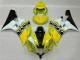 Yellow White Black 2006-2007 Yamaha YZF R6 Motorcycle Fairing Yellow White Black 2006-2007 Yamaha YZF R6 Motorcycle Fairing